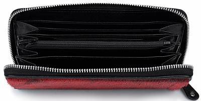 GG Maxi Sealskin Wallet, Red
